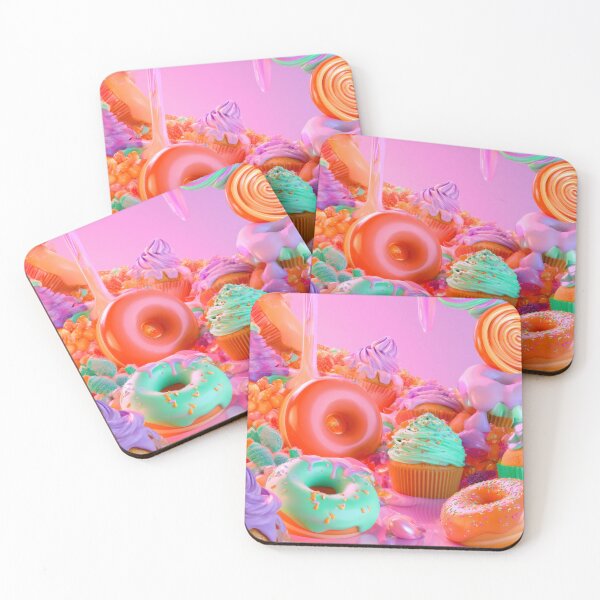 Item preview, Candyland Birthday Dessert Desine with Donuts Cupcakes and Sweets designed and sold by Zabolotna_Art.