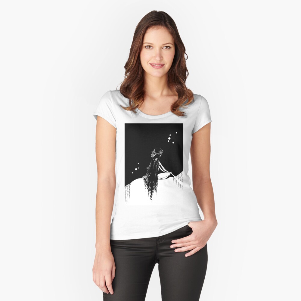 Lady Godiva Fitted Scoop T-Shirt