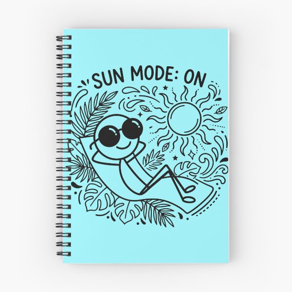 Item preview, Sun Mode: ON – Summer Stickman Tropical Vibes designed and sold by Chroma Dreams .