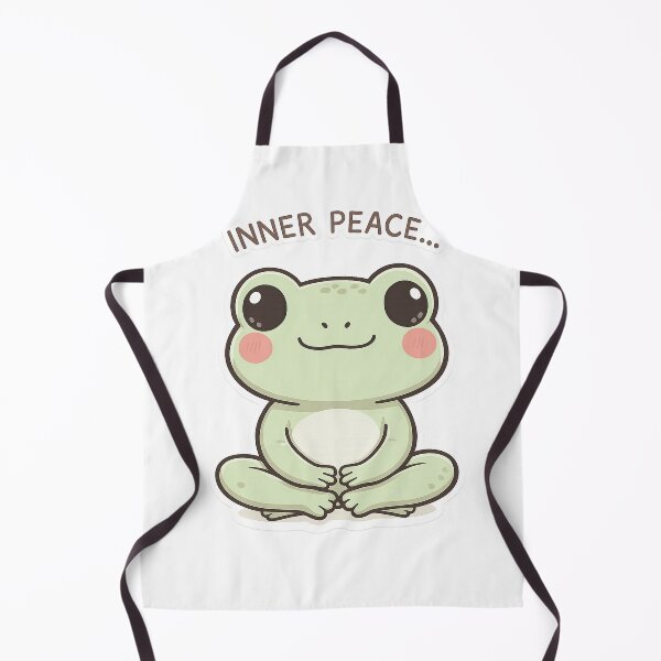 Item preview, inner Peace Eventually Meditating Frog Shirt | Zen Kawaii Anxiety Tee designed and sold by Arties4Bread⭐⭐⭐⭐⭐.