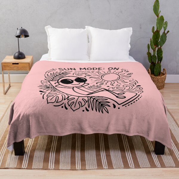 Item preview, Sun Mode: ON – Summer Stickman Tropical Vibes designed and sold by Chroma Dreams .