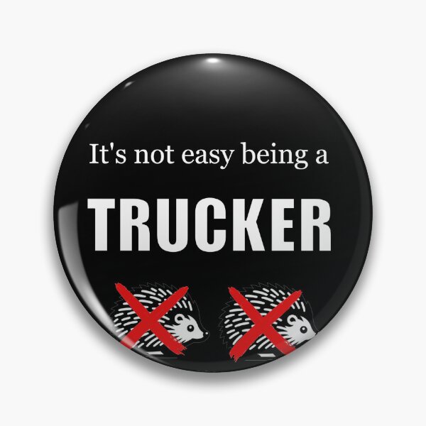 Item preview, It's Not Easy Being a Trucker designed and sold by halibutgoatramb.