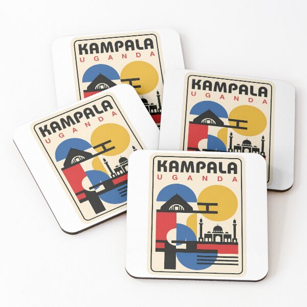 Item preview, Retro Kampala Uganda Geometric Travel Landmark Style designed and sold by k3rstman1.