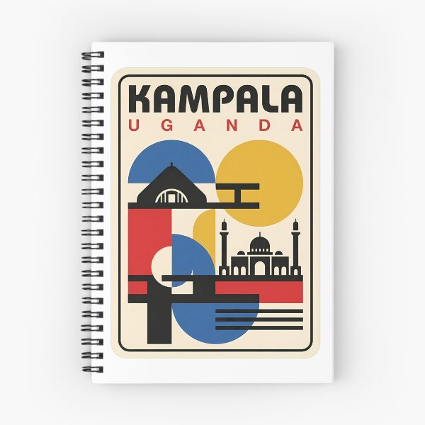 Item preview, Retro Kampala Uganda Geometric Travel Landmark Style designed and sold by k3rstman1.