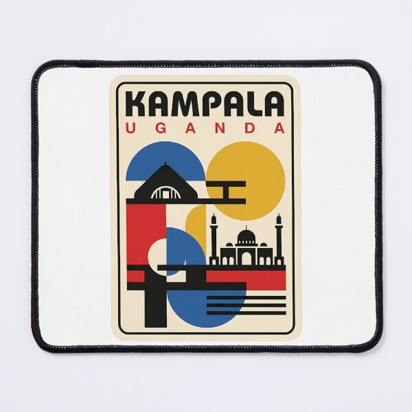 Item preview, Retro Kampala Uganda Geometric Travel Landmark Style designed and sold by k3rstman1.