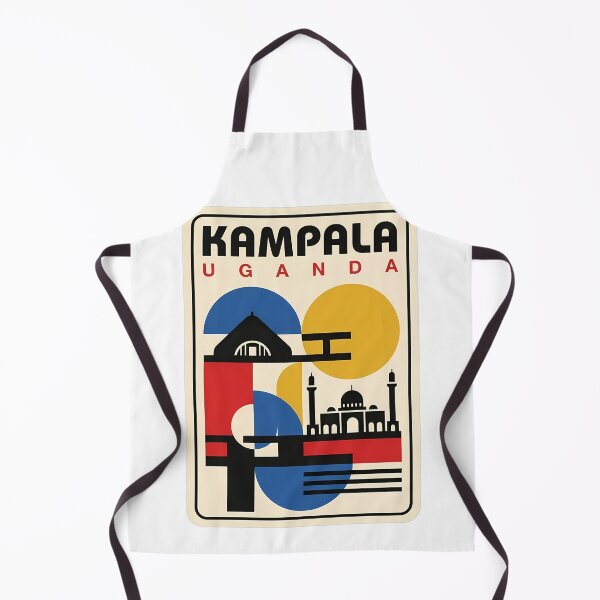 Item preview, Retro Kampala Uganda Geometric Travel Landmark Style designed and sold by k3rstman1.
