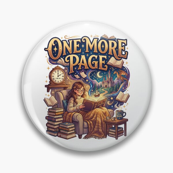 Item preview, One More Page Funny Book Lover Reading Design designed and sold by Pixel Analytics.