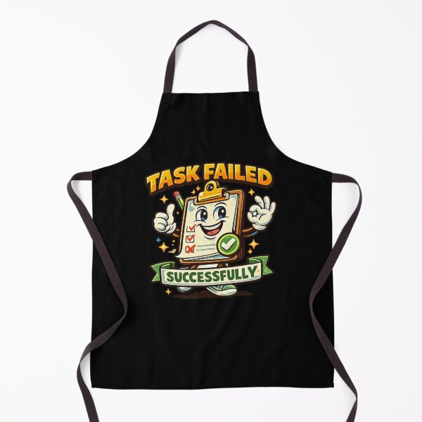 Item preview, Task Failed Successfully – Retro Cartoon Funny Design designed and sold by rigelcreation.