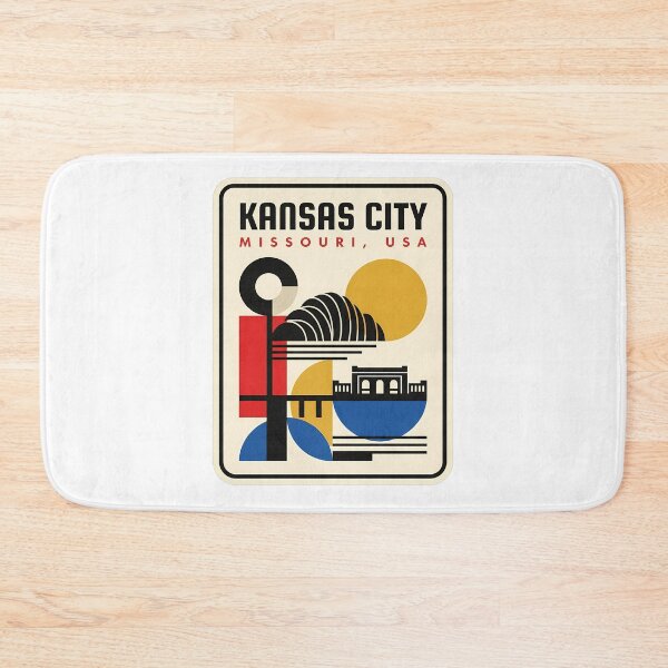 Item preview, Mid Century Modern Kansas City Missouri Cityscape designed and sold by k3rstman1.