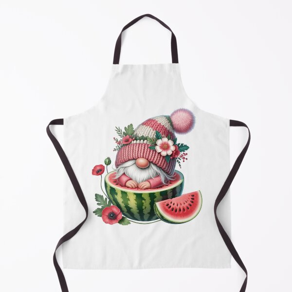Item preview, Whimsical Watermelon Gnome Floral Summer Cute Garden Fantasy Illustration designed and sold by Celebrate & Sparkle.