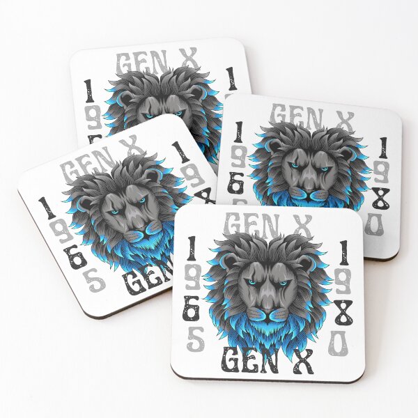 Item preview, Gen X Lion T-shirt !965-1980 designed and sold by Teechuckle.