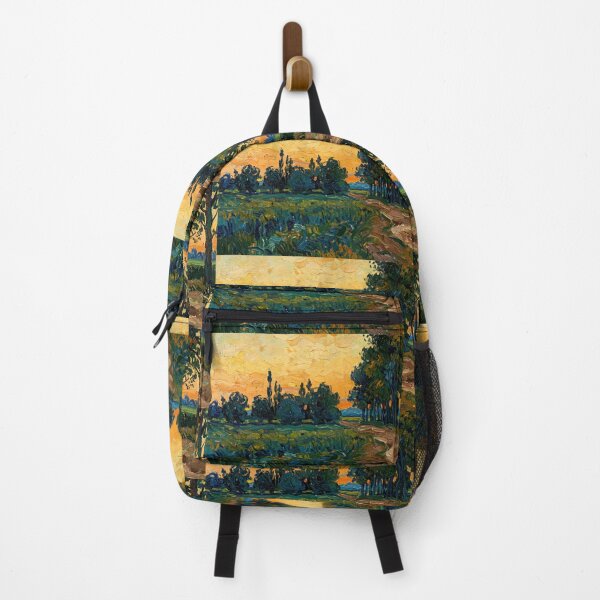 Item preview, Golden Sunset Path Through Trees designed and sold by artofuniverse.