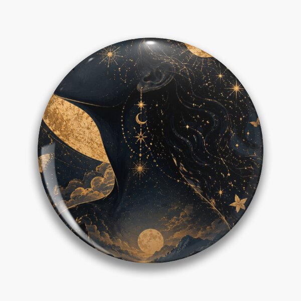 Item preview, Golden Moon Goddess of Starlight designed and sold by Cjkaur.