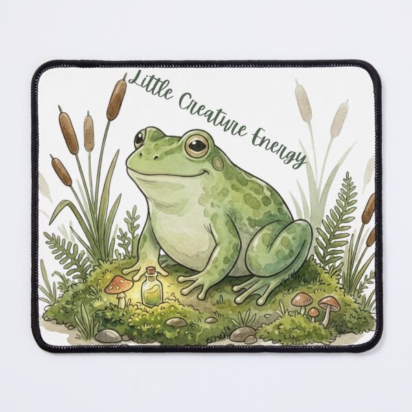 Item preview, Little Creature Energy Frog Nature Sticker designed and sold by HoneyBreezeCo.
