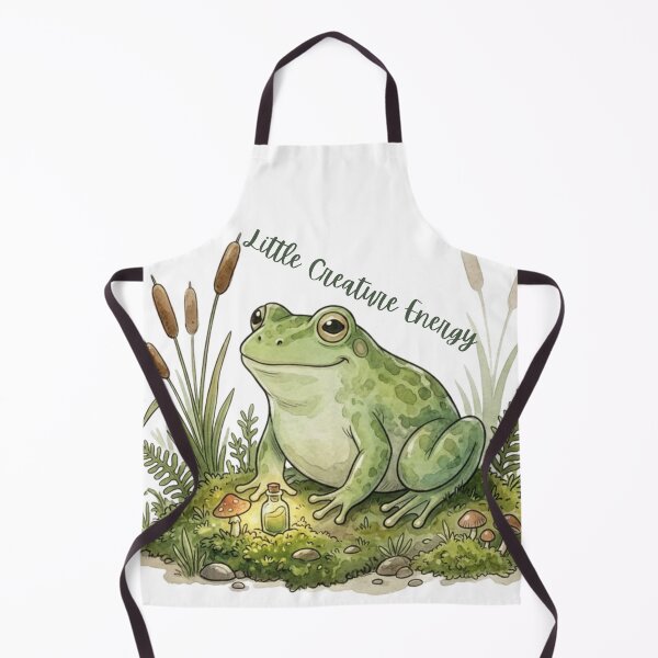Item preview, Little Creature Energy Frog Nature Sticker designed and sold by HoneyBreezeCo.