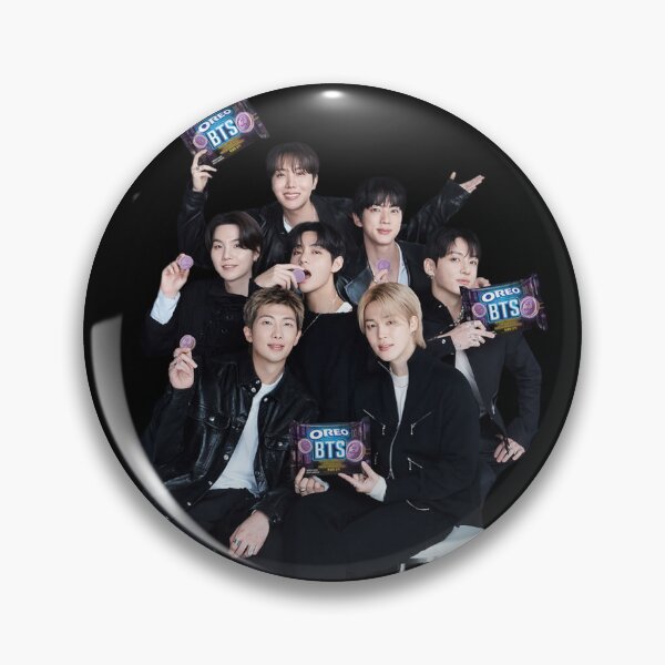 Item preview, BTS OT7 Group Photo - Elegant Black and Purple Concept designed and sold by moamaxshop.