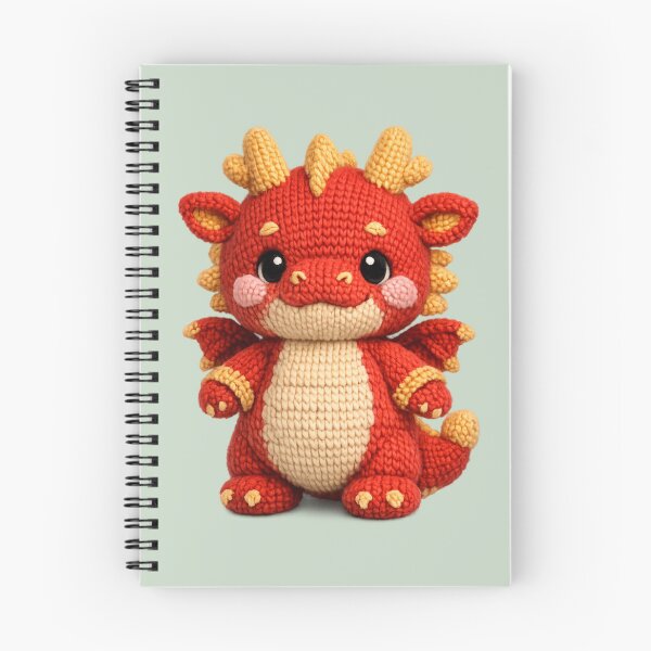 Item preview, Cute Knitted Year Of The Dragon | Kawaii 3D Chinese New Year Zodiac Art designed and sold by Moons Studio.