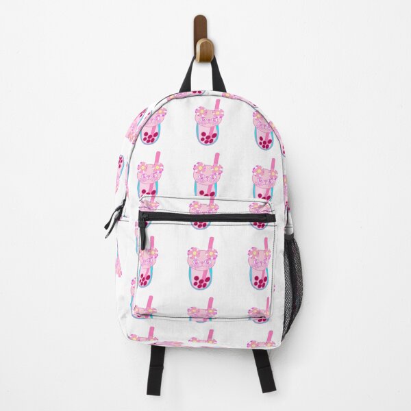 Item preview, Love cat pink bubble tea doodle designed and sold by BritishDelights.