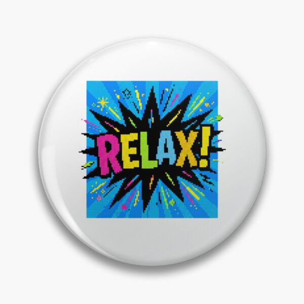 Item preview, Relax Pixel Burst – Vibrant Comic Graphic Tee designed and sold by Artify24.