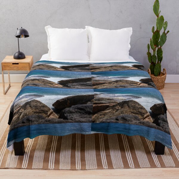 Item preview, Seascape in Malta – Tranquil Coastal Waters and Rocky Shoreline designed and sold by noport.