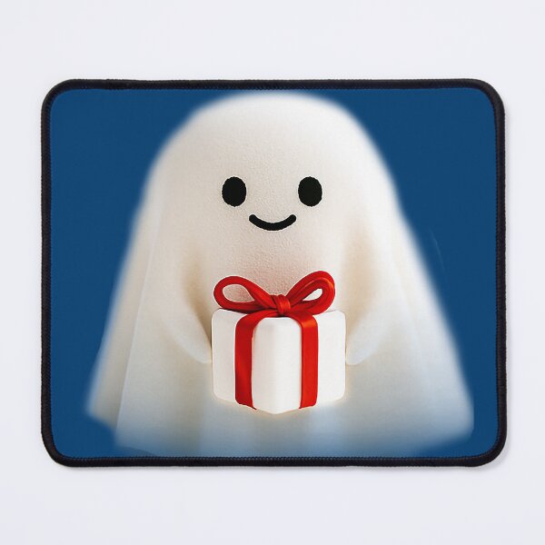 Item preview, Little ghost holding a gift box designed and sold by FluffyGallery.