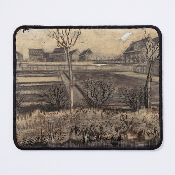 Item preview, Nursery Garden in Winter Ink Drawing designed and sold by artofuniverse.