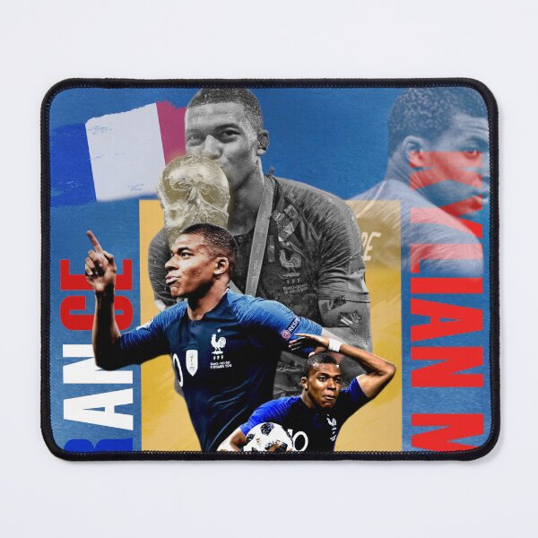 Item preview, Kylian Mbappe France National Team Football Art - Les Bleus Soccer Legend designed and sold by Af-RT10.