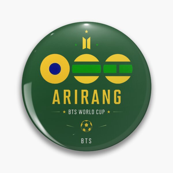 Item preview, BTS World Cup Arirang Gold and Green Graphic designed and sold by moamaxshop.