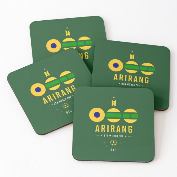 Item preview, BTS World Cup Arirang Gold and Green Graphic designed and sold by moamaxshop.