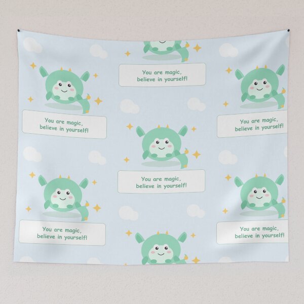 Item preview, You Are Magic – Cute Baby Dragon Encouragement Design designed and sold by Devatheertha.