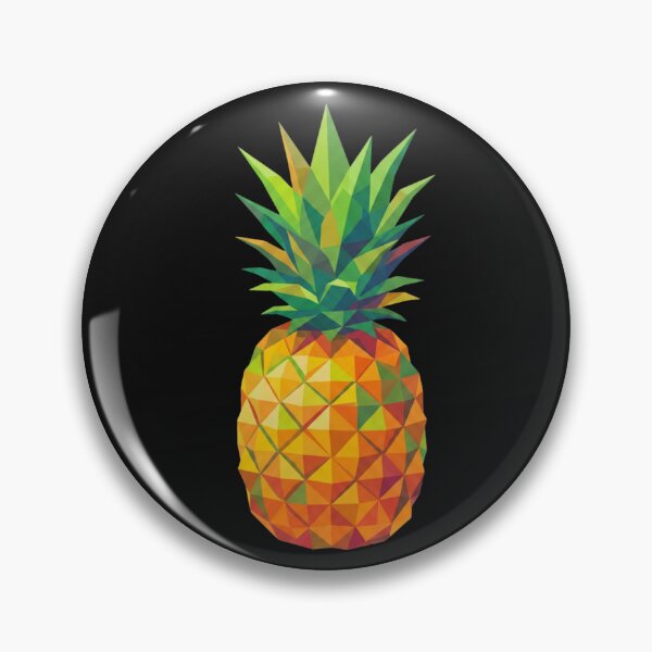 Item preview, Low Poly Pineapple Geometric Fruit Art Vintry Off designed and sold by VintryOff.