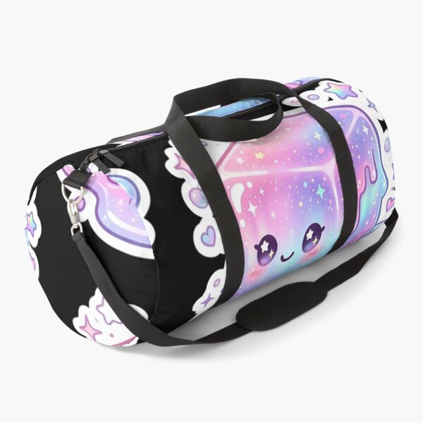 Item preview, Needoh Cute Pastel Galaxy Cube Sticker | Kawaii Cosmic Jelly Cube | Sparkly Aurora Slime Aesthetic designed and sold by Bhaskar Digital Art.