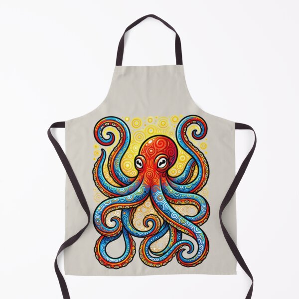 Item preview, Psychedelic Octopus – Vibrant Pop Art Graphic Tee designed and sold by Artify24.