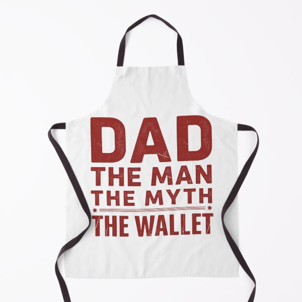 Item preview, Fathers Day - Dad The Man The Myth The Wallet – Funny Dad Humor Typography Design designed and sold by ArcticFoxStudio.