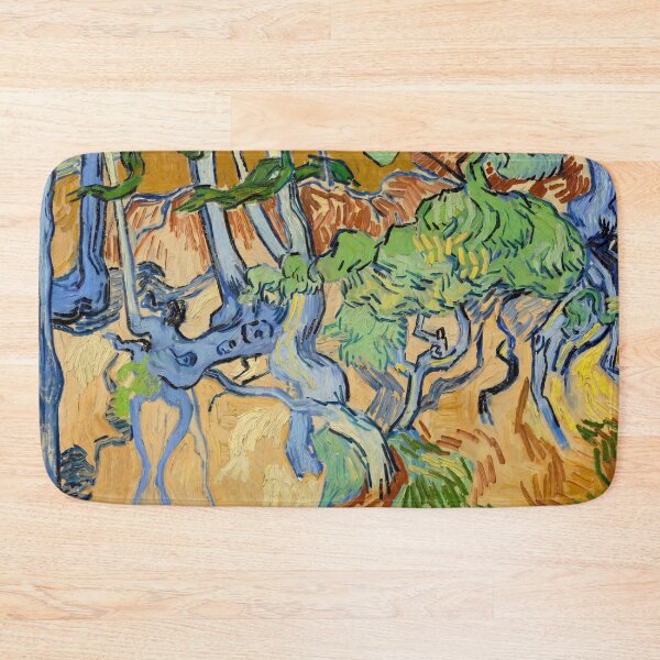 Item preview, Tree Roots Tangled Blue and Orange designed and sold by artofuniverse.