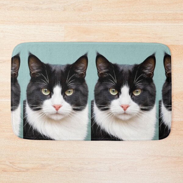 Item preview, Animals - Bicolor Cat, Modern Portrait with Amber Gaze designed and sold by DoodyPets.