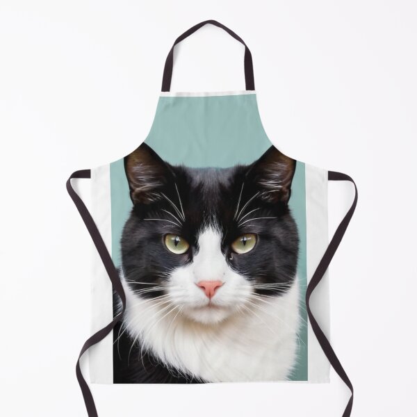 Item preview, Animals - Bicolor Cat, Modern Portrait with Amber Gaze designed and sold by DoodyPets.