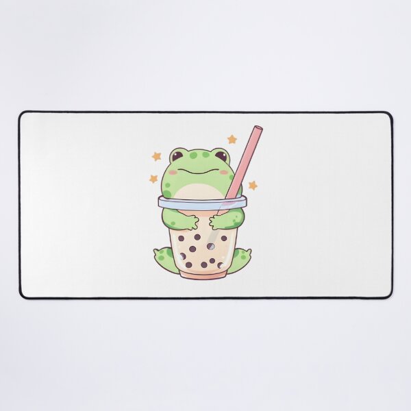 Item preview, Boba Tea Frog — Happy Kawaii Frog Sticker designed and sold by tommysworks.
