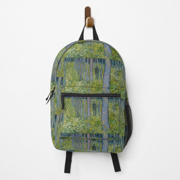 Item preview, Couple Walking Through Wooded Forest designed and sold by artofuniverse.