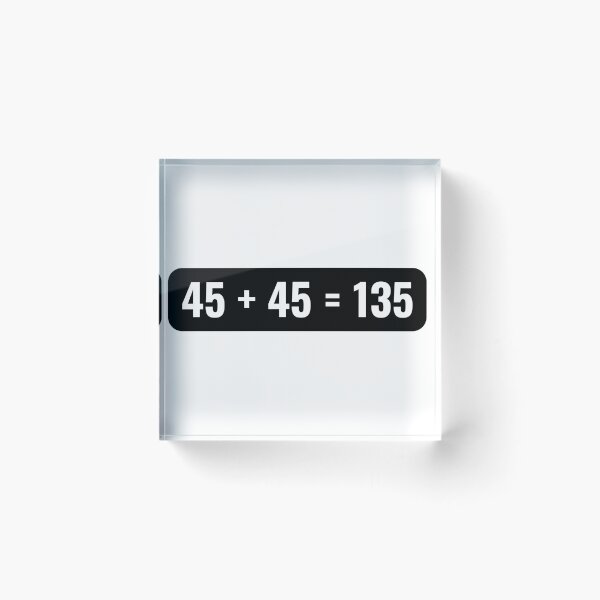 Item preview, 45 + 45 = 135 designed and sold by Studio Sonder.