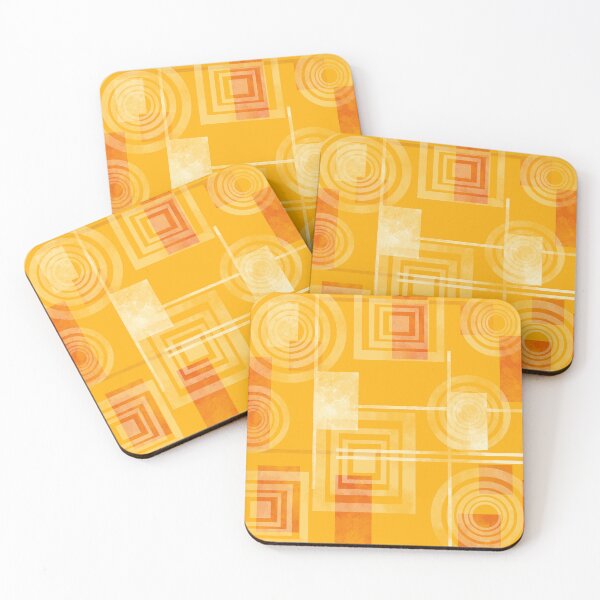 Item preview, Geometric Orange and Yellow Patterns designed and sold by Andrew  Hitchen.