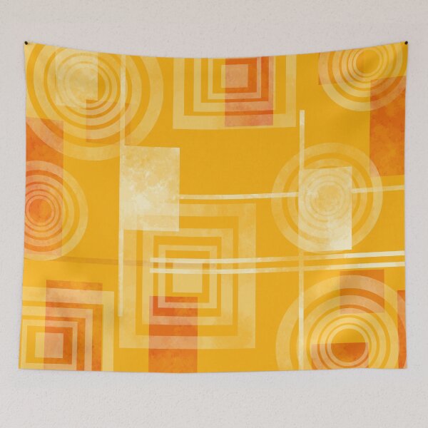 Item preview, Geometric Orange and Yellow Patterns designed and sold by Andrew  Hitchen.