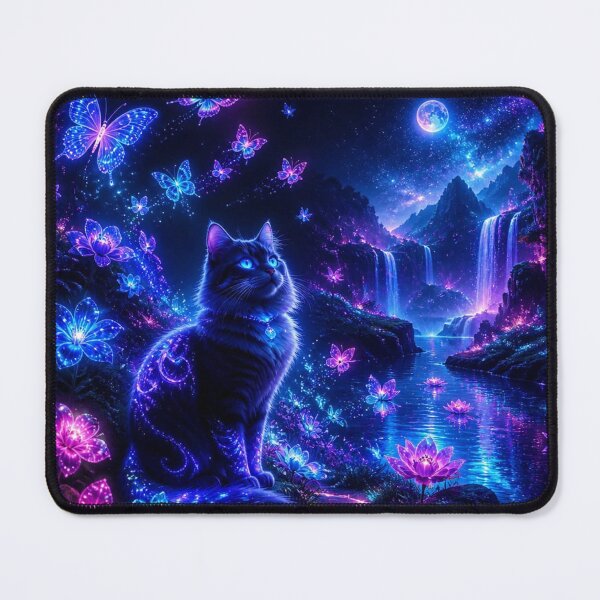 Item preview, Magical Night Butterfly Cat designed and sold by Simplybe1.