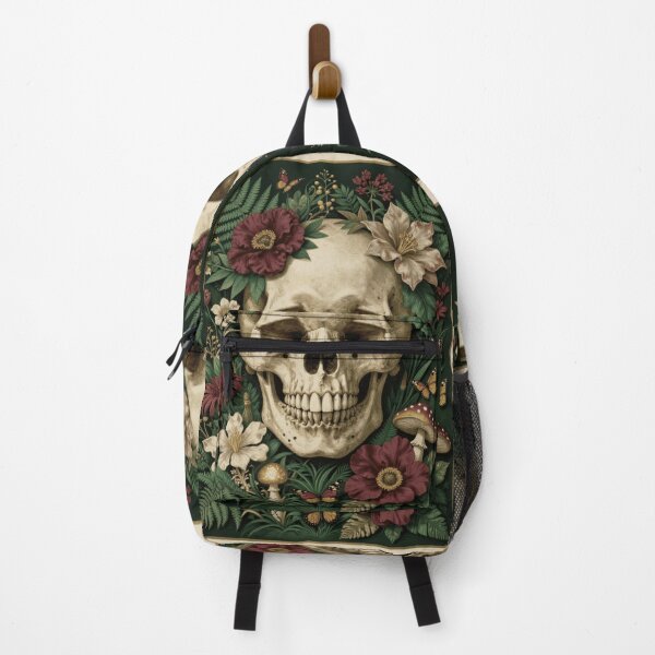 Item preview, Floral Skull Botanical Montage designed and sold by RandomWalker.