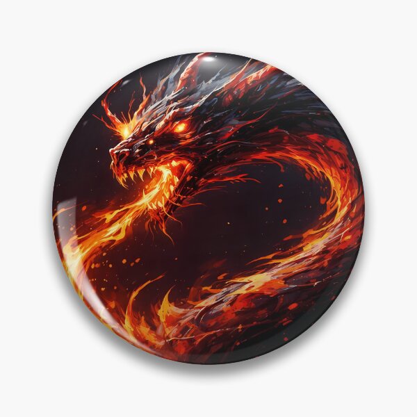 Item preview, Fiery Dragon in Dark Smoke designed and sold by cuprum.