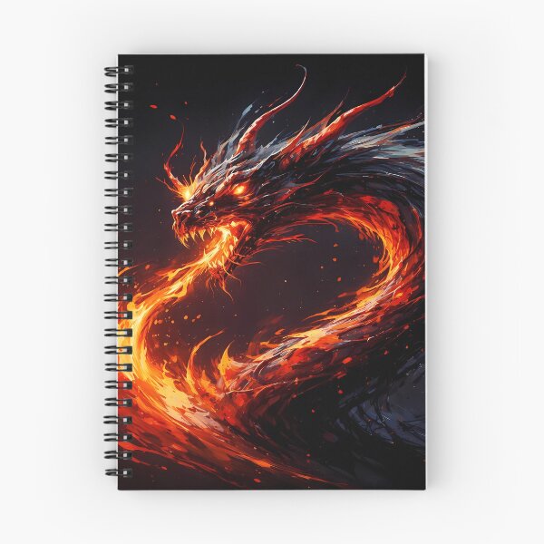 Item preview, Fiery Dragon in Dark Smoke designed and sold by cuprum.
