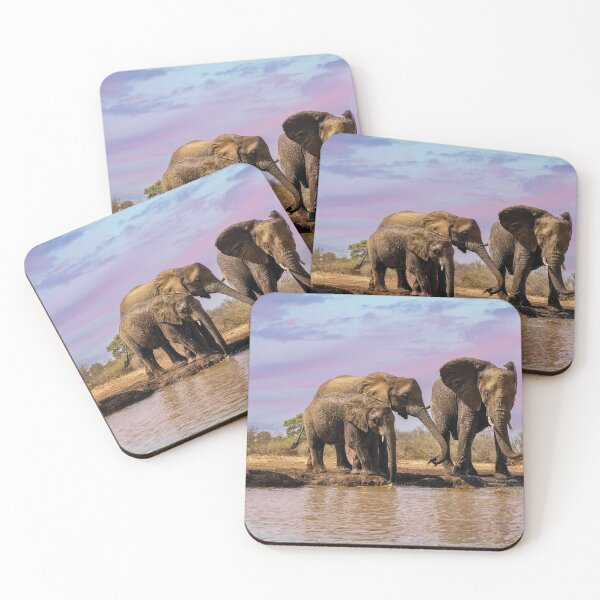 Item preview, Elephants At the Waterhole  designed and sold by Kay Brewer.