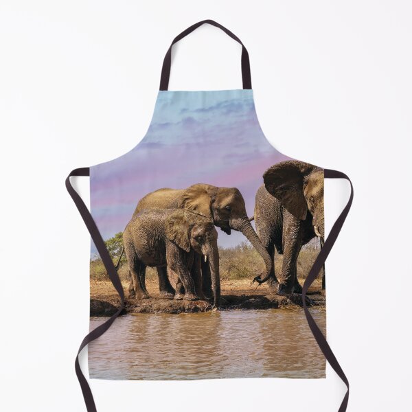 Item preview, Elephants At the Waterhole designed and sold by Kay Brewer.