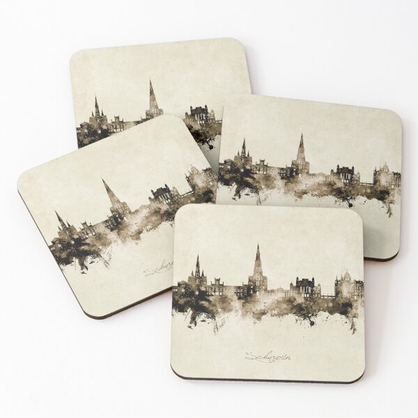 Item preview, Schwerin Germany Skyline designed and sold by ArtPrints.