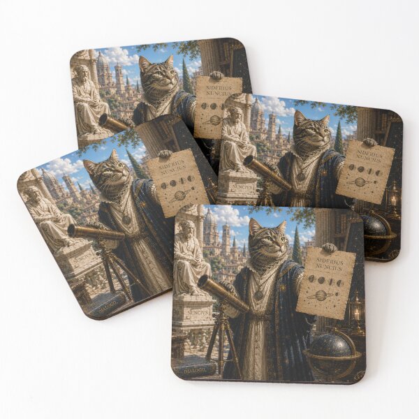 Item preview, Dreamscape Galileo Galilei An Imagined Life of a Sleeping Gray Cat designed and sold by Mindworx21.